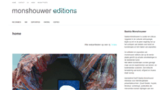 Desktop Screenshot of monshouwereditions.nl